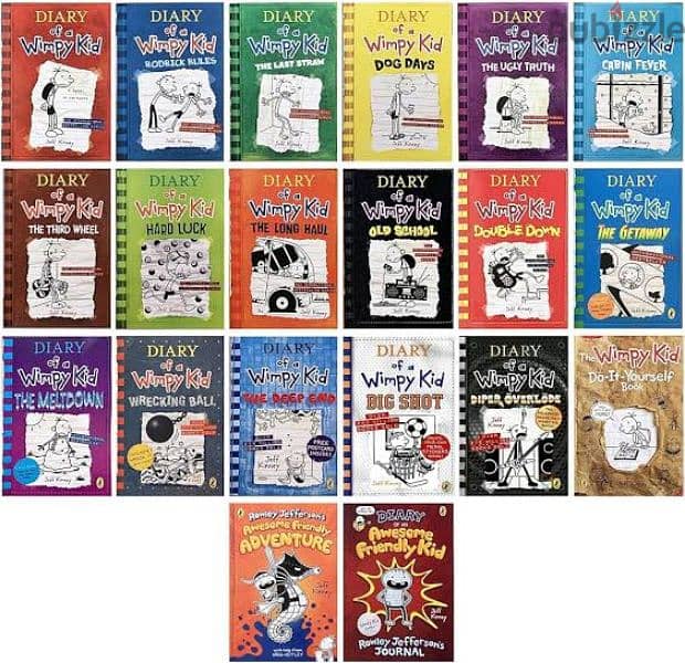 wimpy kid box 10 books from 1 : 10 1