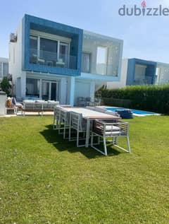 A luxury Chalet 110 m with  Garden, Fully Finished very prime location for sale in Fouka bay - North Coast 0