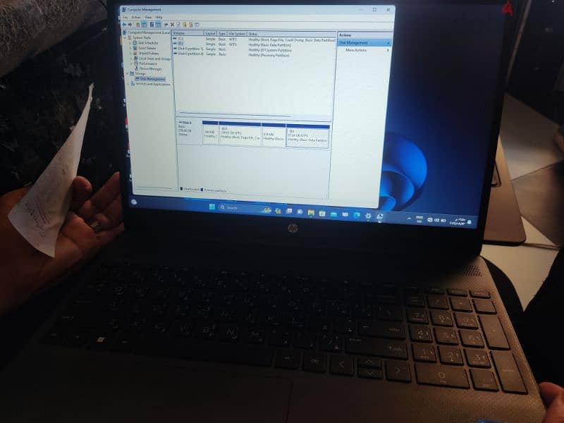 لاب توب HP جديد لم يستعمل نهائيا الا للتجربه 6