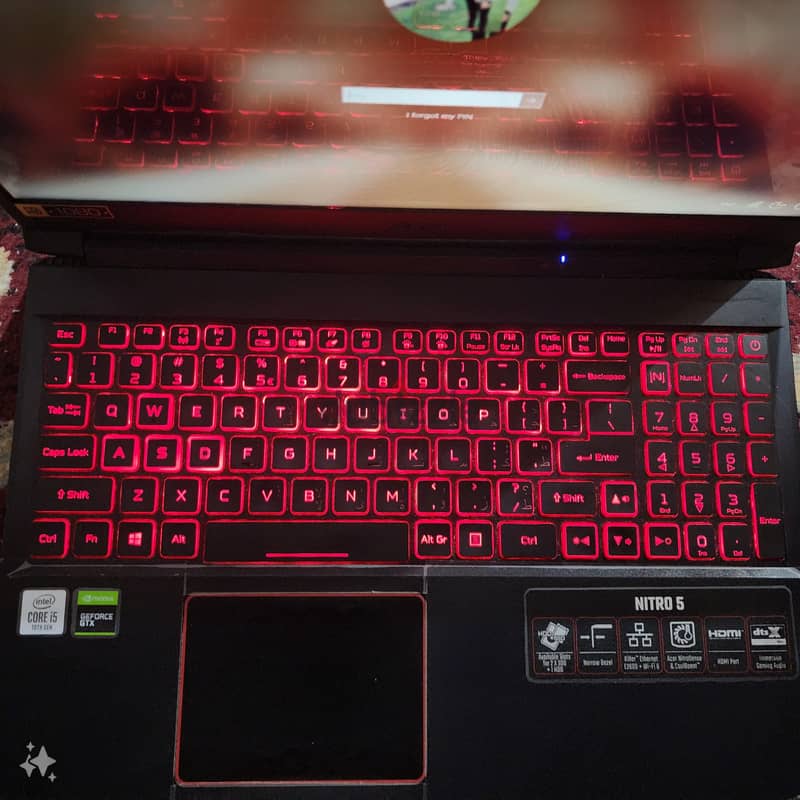 Acer nitro 5 Corei5 10gen Gaming laptop 1