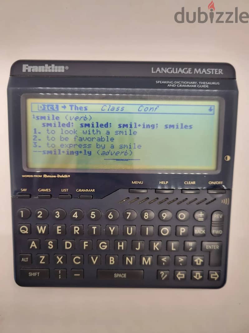 التحفة الناطقة النادرة Franklin LM6000b Speaking Language Master 4