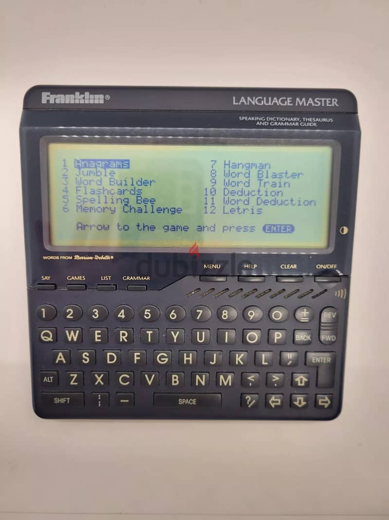 التحفة الناطقة النادرة Franklin LM6000b Speaking Language Master 5