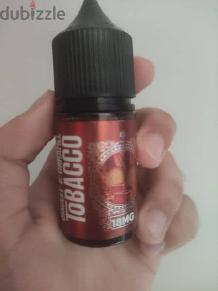 liquid Biscuit&Caramel Tobacco 18 nicotine بيع او بدل 1