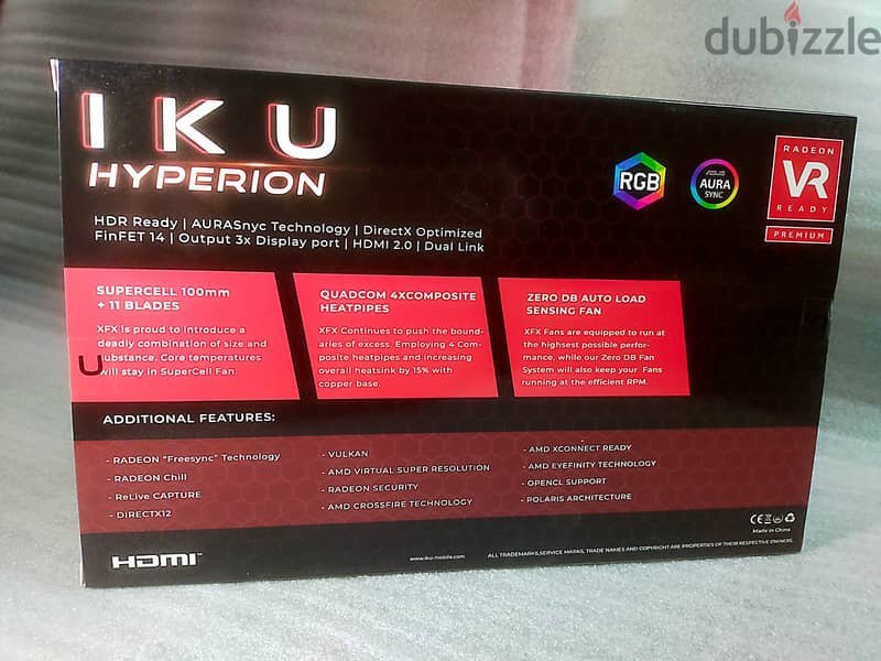 كارت شاشة RX580 8GB DDR5 جديد تمامًا! 1