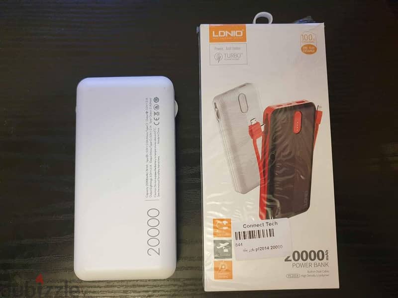 20000mah LDNIO power bank used once باور بانك 1