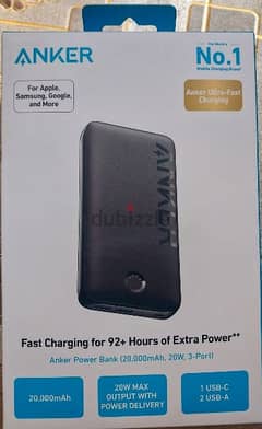 Anker power bank 335 ultra fast charging 20k 0