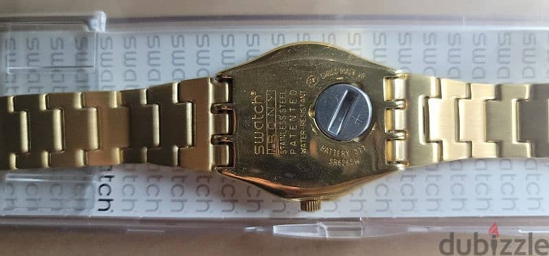 swatch gold ساعه سواتش جديده سويسري limited edition gold 1