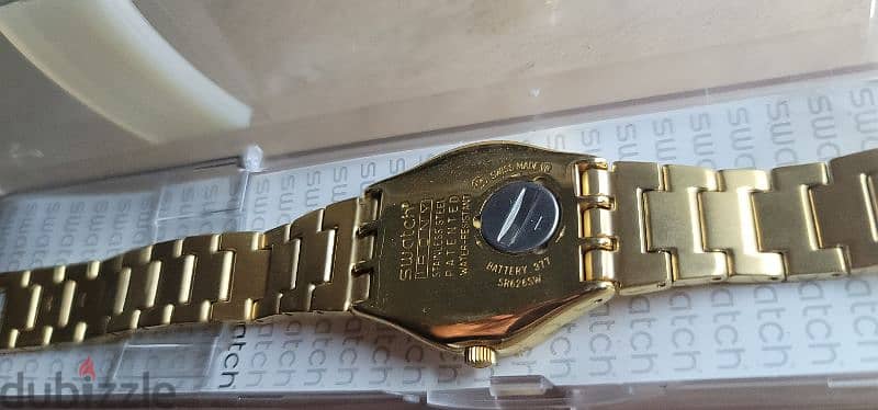 swatch gold ساعه سواتش جديده سويسري limited edition gold 3