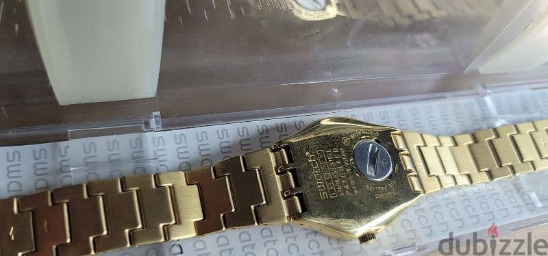 swatch gold ساعه سواتش جديده سويسري limited edition gold 9