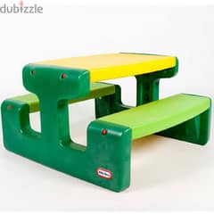 little tikes  table and benches