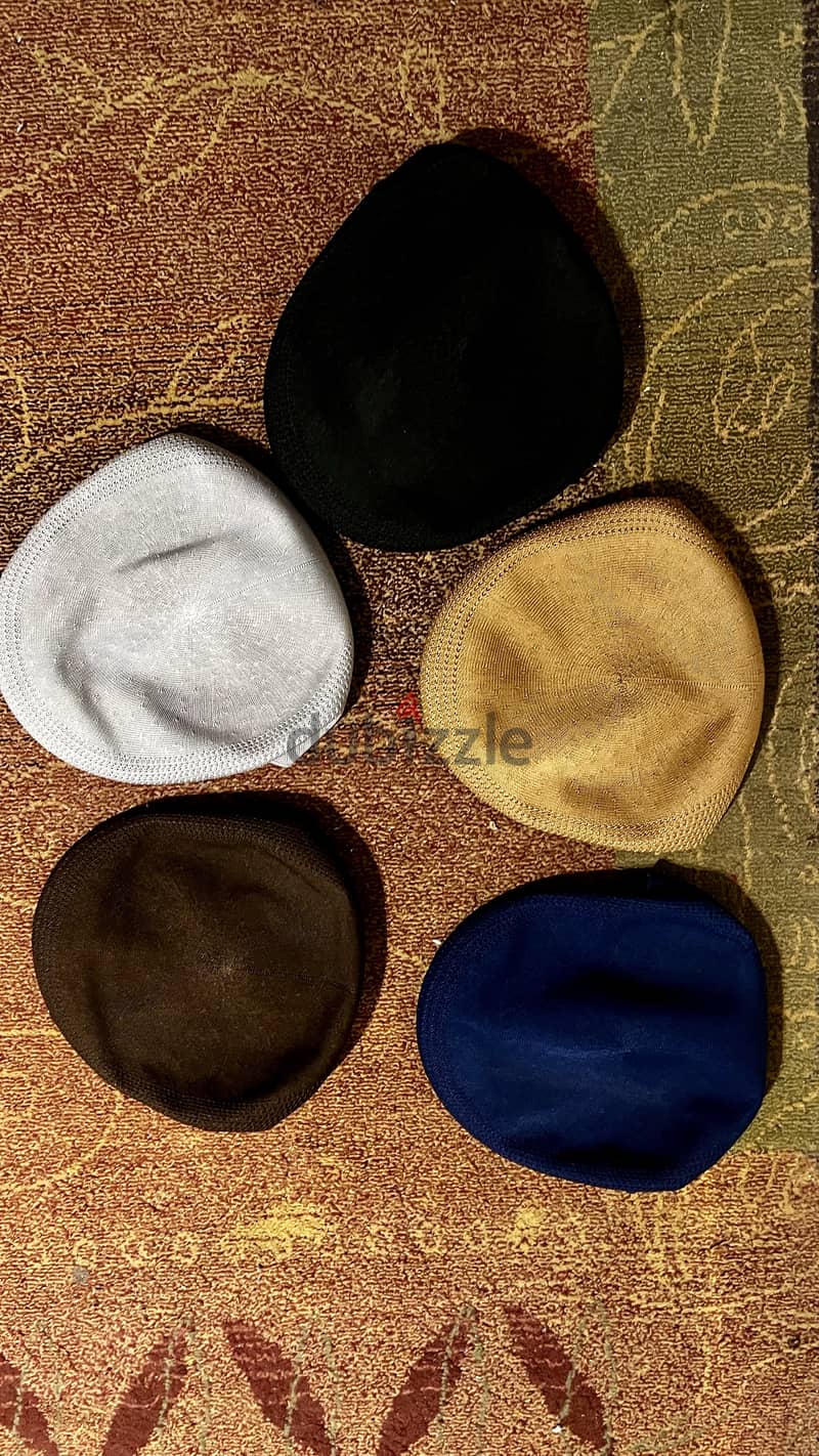 مجموعة 5 فلات كاب أصلي ماركة Kangol وارد أمريكا 2