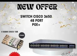 Cisco 3650 48 port poe +