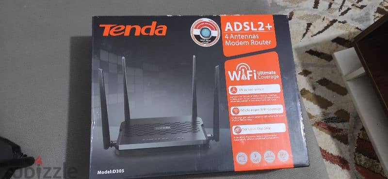 Router Tenda 4 antenna 5