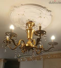 vintage all copper chandelier