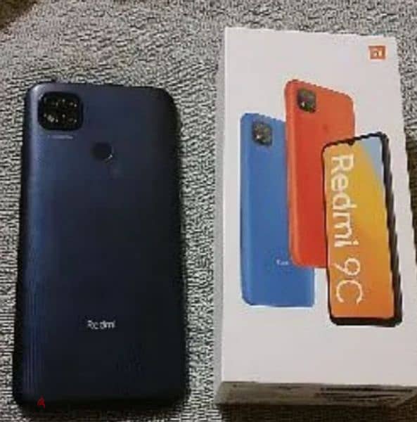 تليفون Redmi 9c. استعمال حريمي ب العلبه الاصليه و الضمان 1