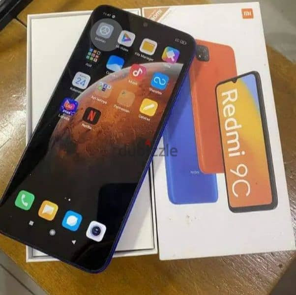 تليفون Redmi 9c. استعمال حريمي ب العلبه الاصليه و الضمان 2