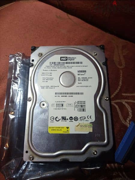 هارد 80 جيجا ويسترن ديجيتال بلاك hard drive 80g WD black IDE 1