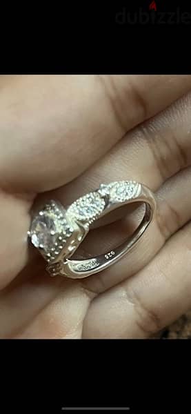 silver ring for women (new) (خاتم فضه حريمي (جديد 3