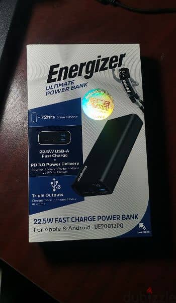 energizer باور بانك 20000 ملي امبير شحن سريع 1