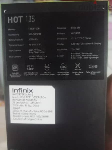 infinix hot 10s 1