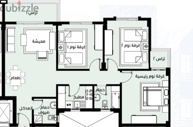 فرصة لن تتكرر شقة للبيع فىB14 بمدينتى 115م طرفية بموقع وأوفر مميز جدًا 2