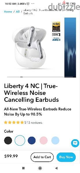 Earpods Anker Soundcore liberty 4 1