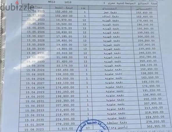 امتلك شقتك بالتقسيط المريح فى B14 بمدينتى 115م حجز قديم فيو وايد جاردن 3