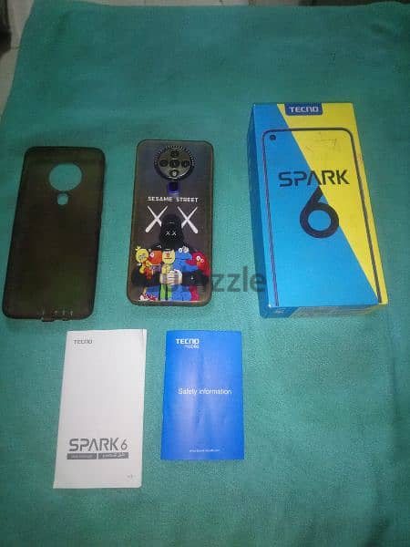 Tecno Spark 6 بالعلبه 0