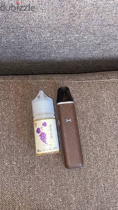 xlim go brown leather + tokyo grape ice 50 nicotine + cartidge