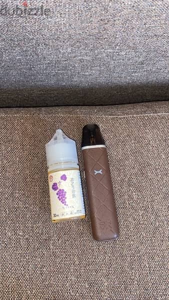 xlim go brown leather + tokyo grape ice 50 nicotine + cartidge 0