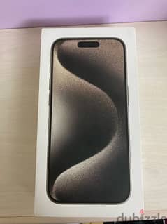 IPhone 15 pro 256 GB natural titanium