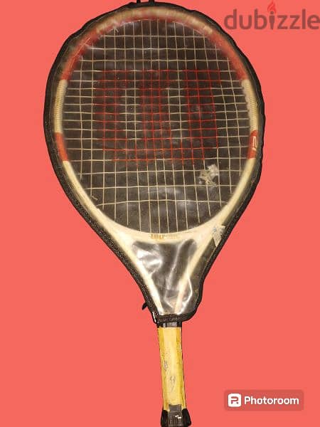 original tennis racket from Wilson 1