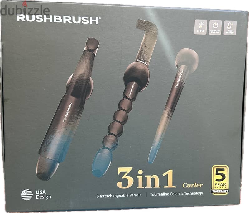 Rush brush 3-in-1 curling set 0