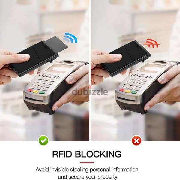 محفظة كروت ائتمانية RFID 3