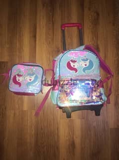 school bag شنطة مدرسية ولانش باج 0