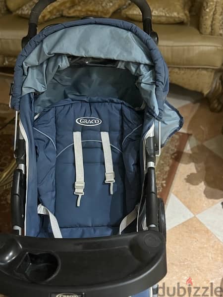 Graco Set ( Stroller + Car seat ) حالة ممتازة 4