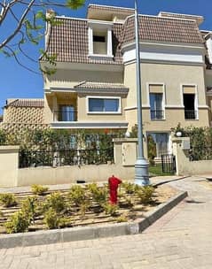 The lowest price for a villa in New Cairo for sale in front of Madinaty with a 10% down payment and 8 years installments in Sarai New Cairo Compound 0