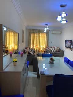 90meter apartment for rent, furnished, in Al-Rehab City 0