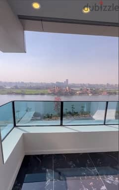 For sale, an apartment on the Nile, fully finished, with full hotel furnishings (with air conditioners + appliances), Reve du Nil, in interest-free in 0