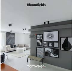 شقة 3 غرف للبيع في كمبوند بلوم فيلدز Bloomfields بالتقسيط على 11 سنه 0