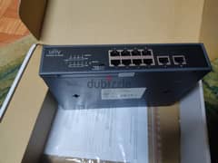 UN-NSW2010-10T-POE-IN || Switch, Uplink Ports, 8 Port PoE