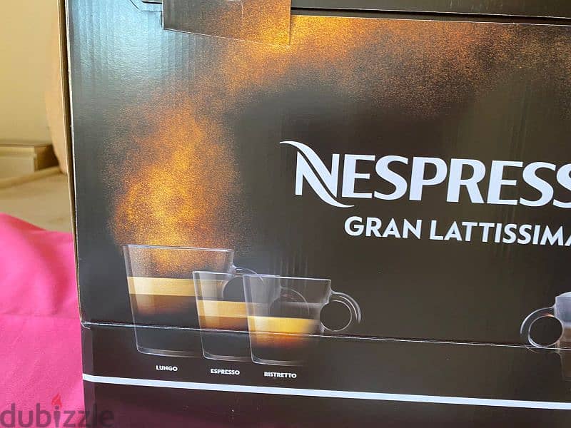 new nespresso gran lattissima Special offer مكنه قهوه جديدلم تستخدم 1