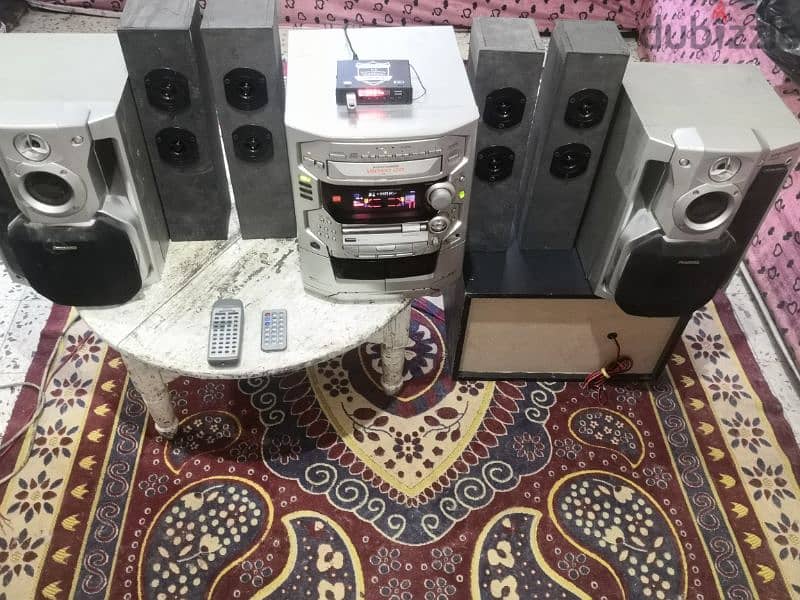 باناسونيك مسرح وهاى فاى وصب 8500w, معاه ريموت واريال 3