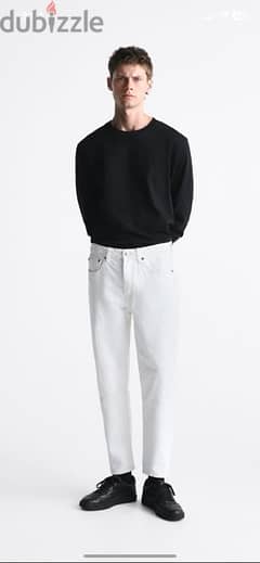 (SALE) Zara original jeans white pant new collection 0