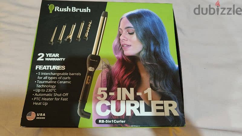 rush brush curler 5in1 2