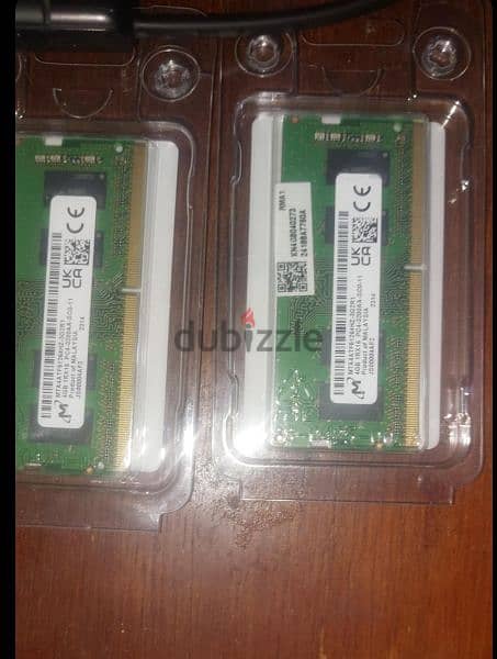 laptop ram 4 1x4ddr4  3200hz رامات لاب توب 4 جيجا بسرعة 3200 1