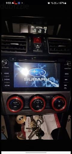 Subaru Xv cassette and screen Original 2016 شاشة و كاسيت سوبارو 0