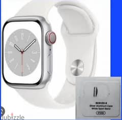 apple watch series 8 41mm white 
جديده بالكرتونه مغلقه 0