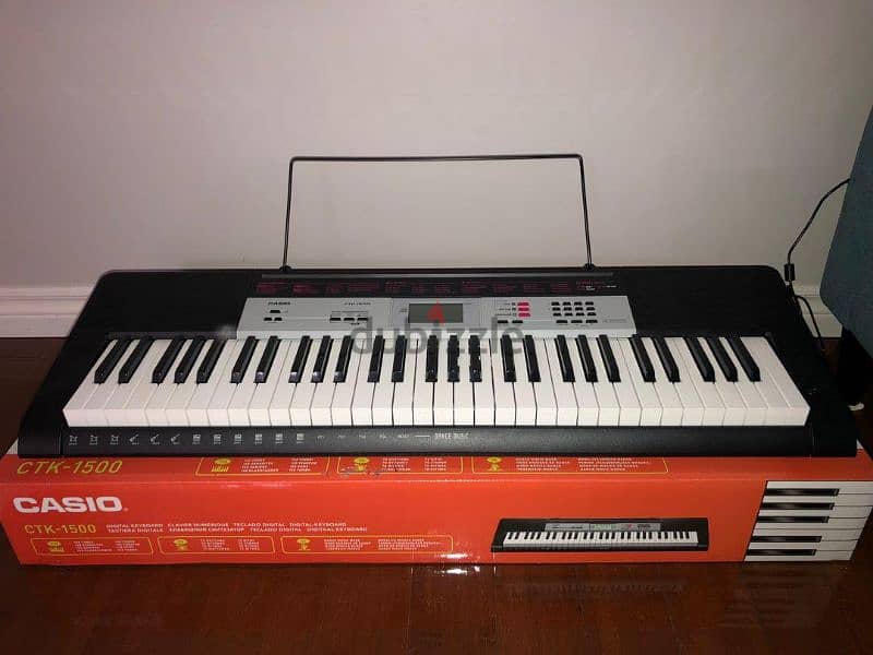 Casio CTK1500 افضل بيانو للمبتدئين مع ضمان سنه 2