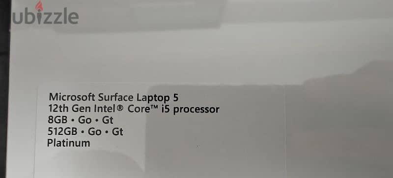 Microsoft Surface Laptop 5 13.5" 12th i5-1235U 8GB 512GB Platinum 4